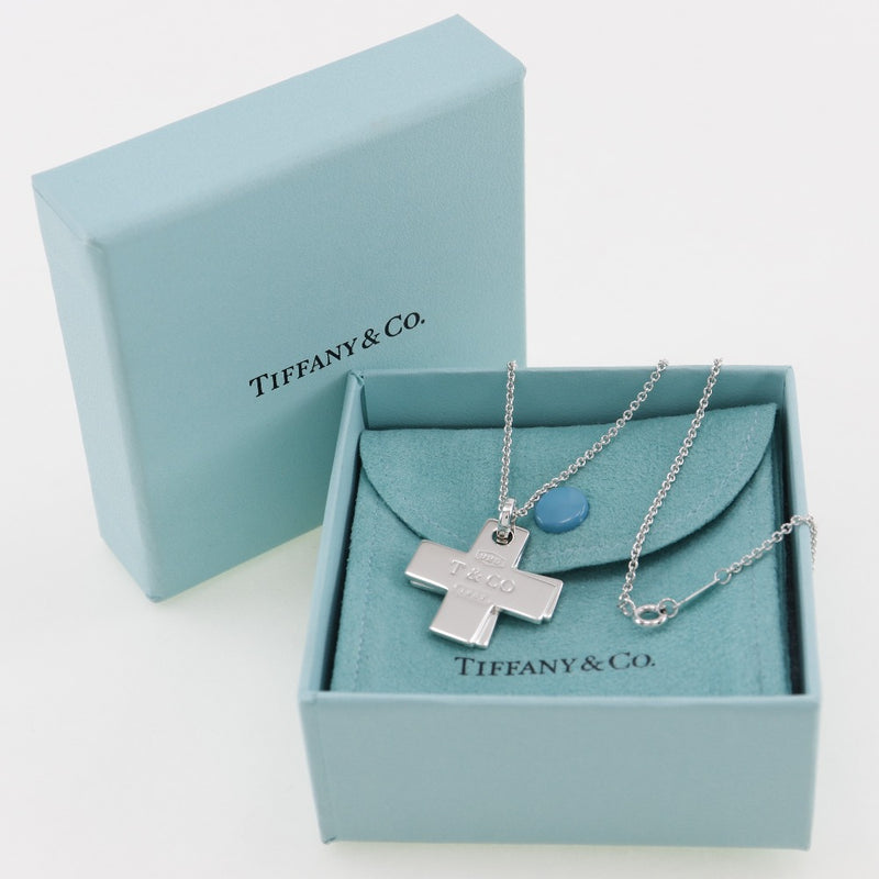 [Tiffany & co.] Tiffany 
 Collar con una cruz 
 1837 Silver 925 aproximadamente 11.0 g Cross Ladies A-Rank