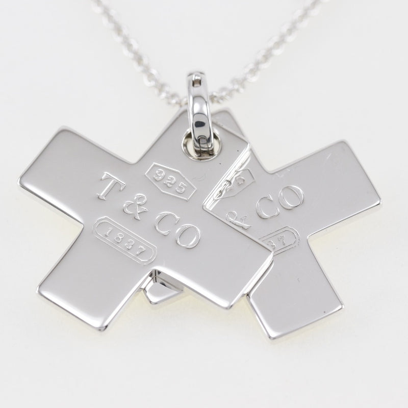 [Tiffany＆Co。]蒂法尼 
 十字项链 
 1837年银925大约11.0克十字女士A级