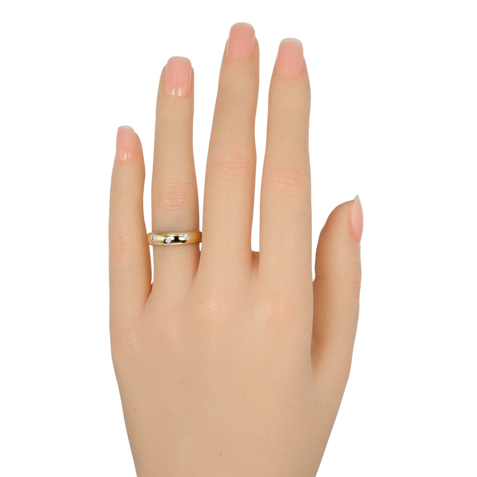 TIFFANY&Co.】ティファニー ドッツ 10号 リング・指輪 K18イエロー