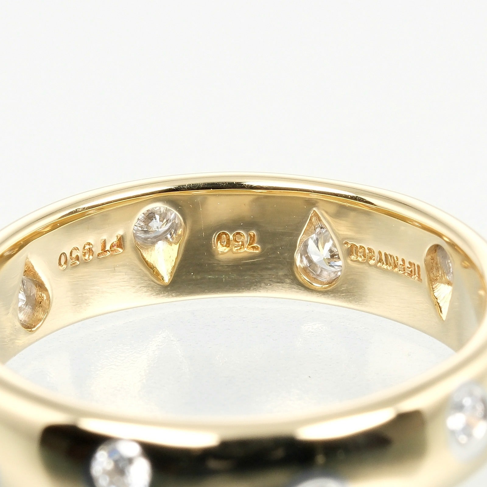 TIFFANY&Co.】ティファニー ドッツ 10号 リング・指輪 K18イエロー