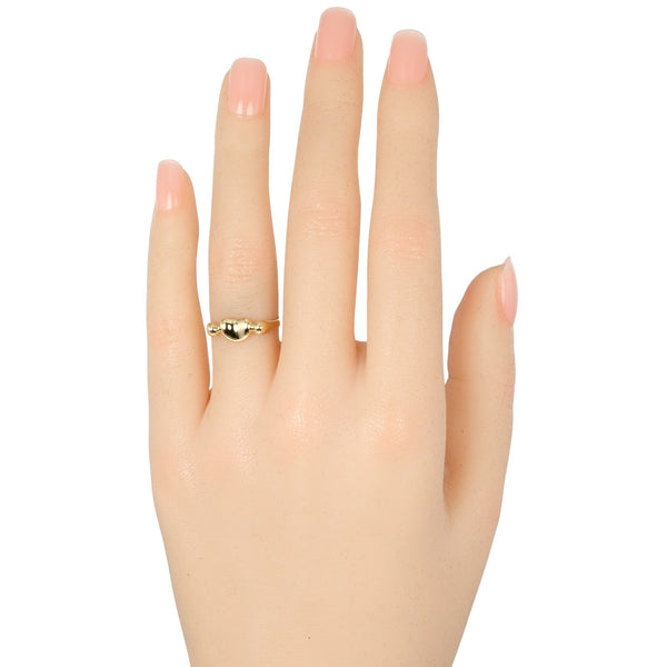 [Tiffany & co.] 
 Banne de tailles de haricot 7.5 
 K18 Gold jaune Env.