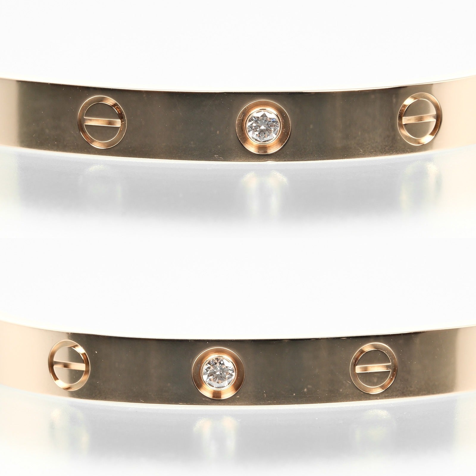CARTIER】カルティエ ラブ ブレスレット #16 K18ピンクゴールド×4P