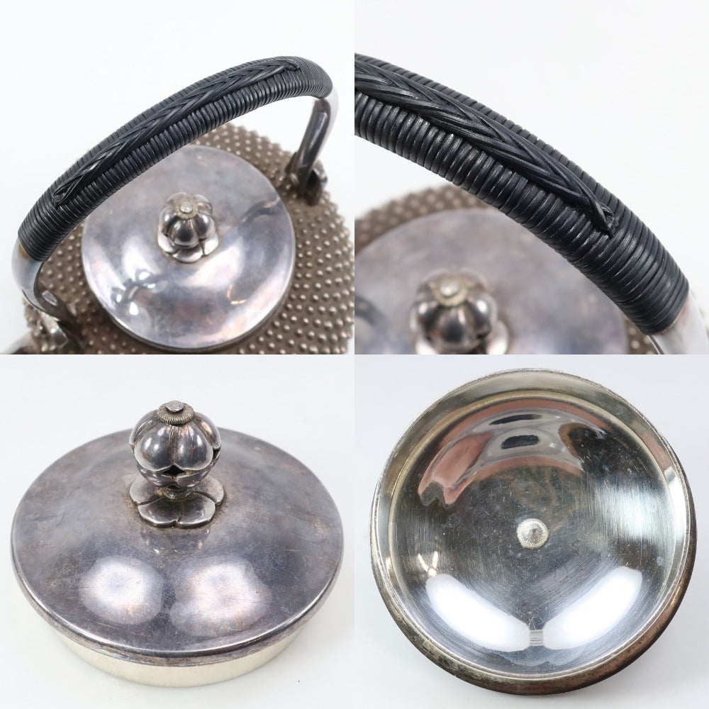 平安 永寿斎 謹製 純銀 霰式 御銀瓶 純銀 骨董品 – NISHIKINO VINTAGE