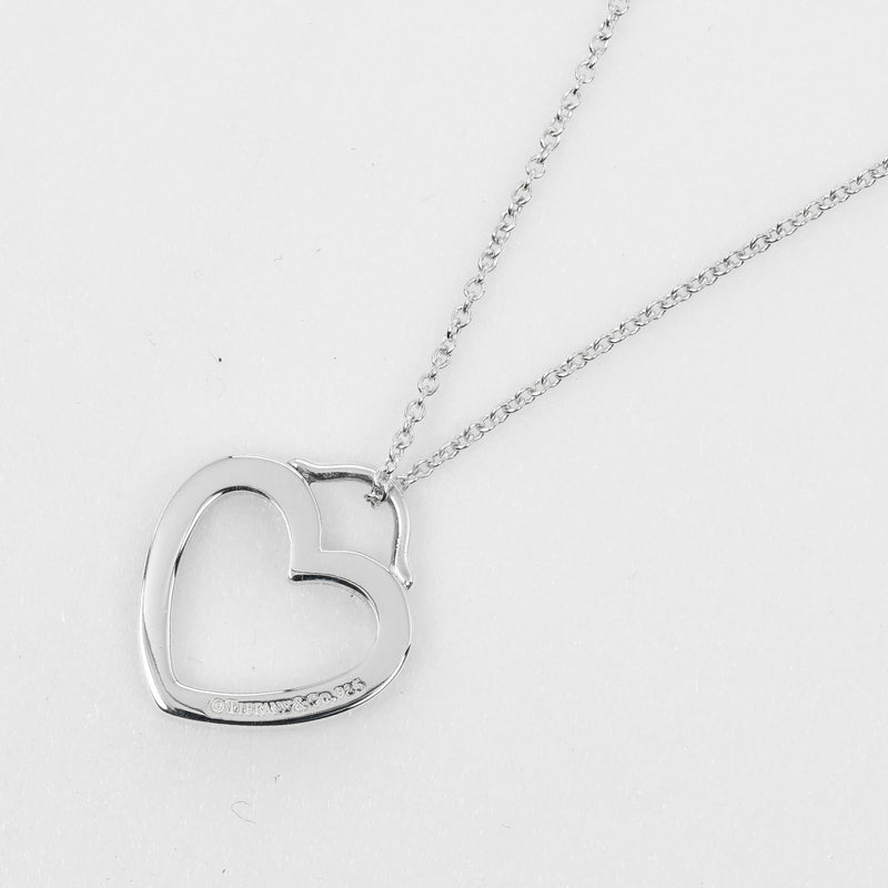 [TIFFANY & CO.] Tiffany 
 Sentimental heart necklace 
 Silver 925 about 2.41g Sentimental Heart Ladies A Rank