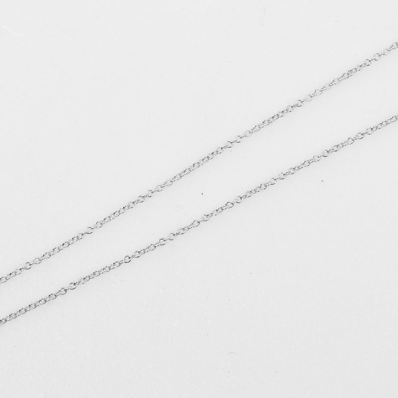 [Tiffany & co.] Tiffany 
 Collar de corazón sentimental 
 Silver 925 alrededor de 2.41 g de corazón sentimental damas un rango