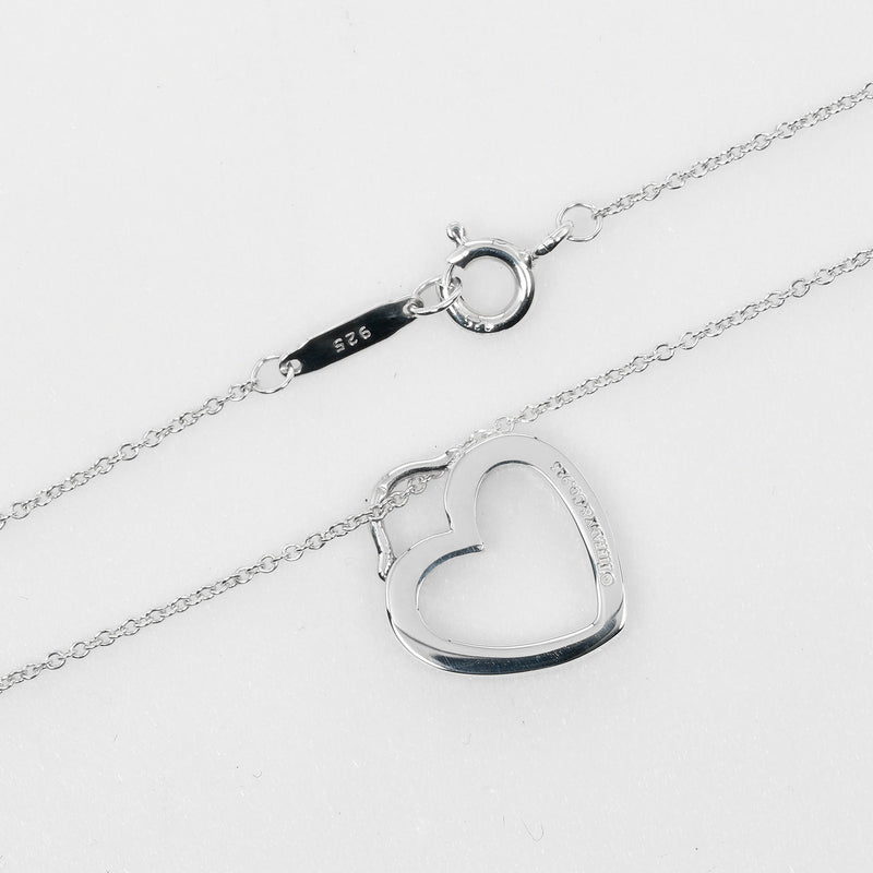 【TIFFANY&Co.】ティファニー
 センチメンタルハート ネックレス
 シルバー925 約2.41g Sentimental heart レディースAランク