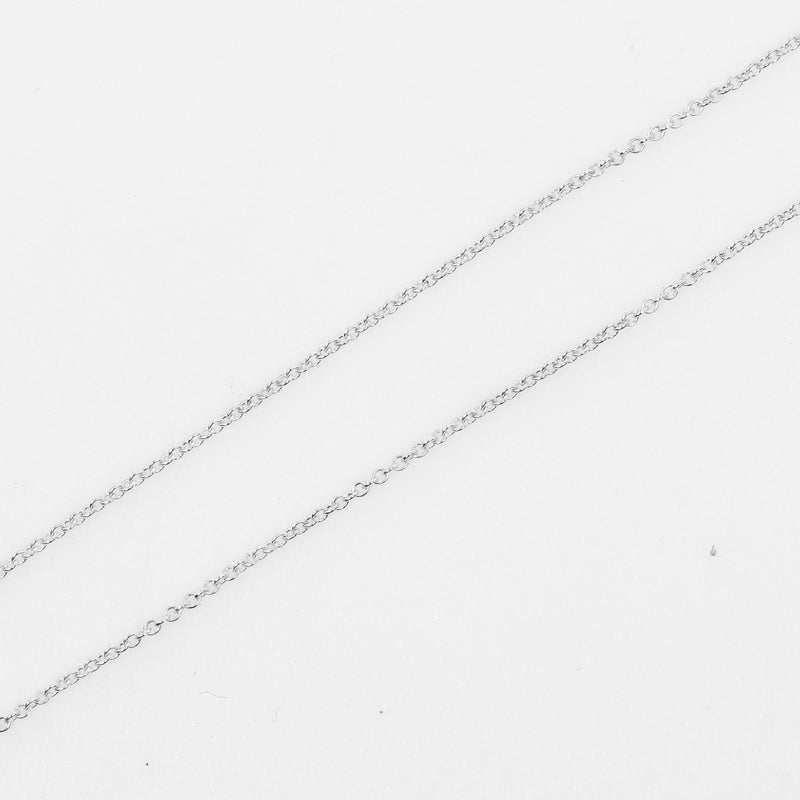 [TIFFANY & CO.] Tiffany 
 Signature necklace 
 Silver 925 Approximately 3.52g Signature Ladies A Rank