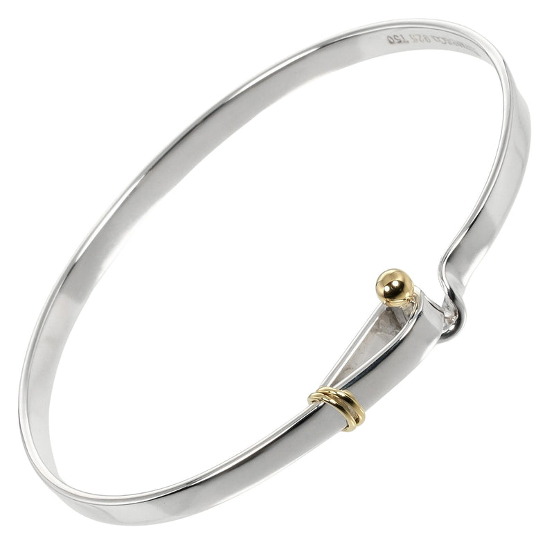 [TIFFANY & CO.] Tiffany 
 Love Knot Hook & Ibangle 
 Silver 925 × K18 Yellow Gold Approximately 12.37G Love Knot Hook & EYE Ladies A Rank