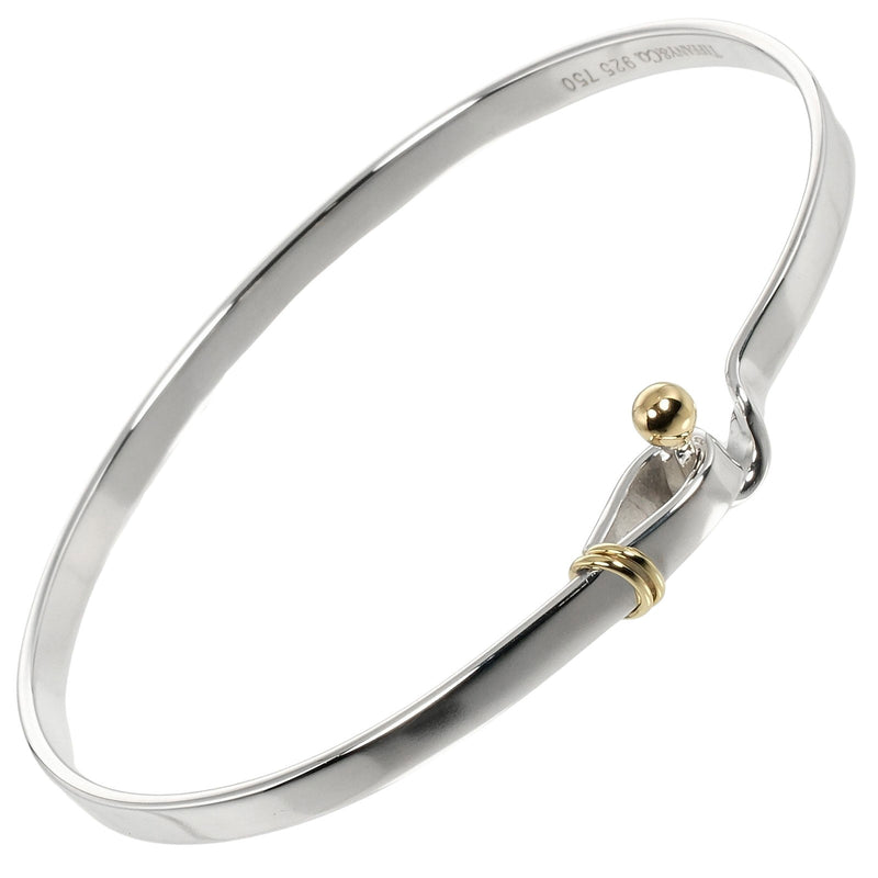 [Tiffany & co.] Tiffany 
 Love Knot Hook e Ibangle 
 Silver 925 × K18 Oro amarillo aproximadamente 11.3g Love Knot Hook & Eye Damas A Rank