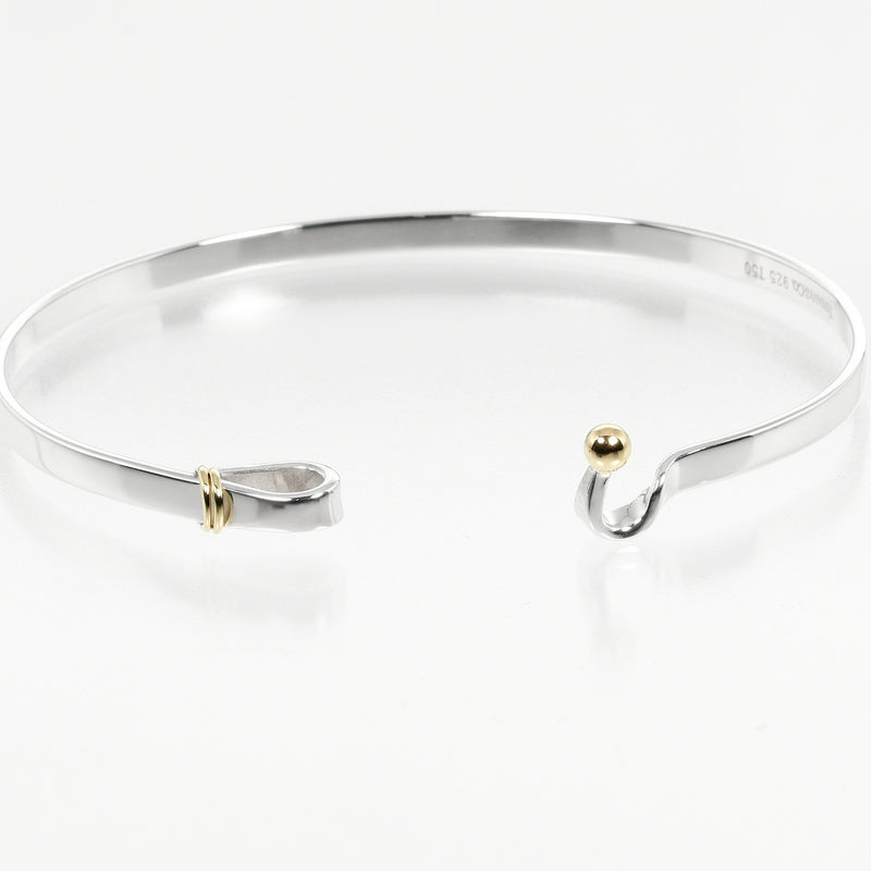 [TIFFANY & CO.] Tiffany 
 Love Knot Hook & Ibangle 
 Silver 925 × K18 Yellow Gold Approximately 11.3g Love Knot Hook & EYE Ladies A Rank
