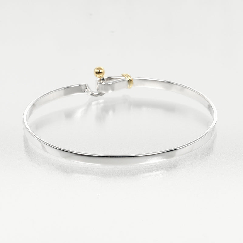 [TIFFANY & CO.] Tiffany 
 Love Knot Hook & Ibangle 
 Silver 925 × K18 Yellow Gold Approximately 11.3g Love Knot Hook & EYE Ladies A Rank