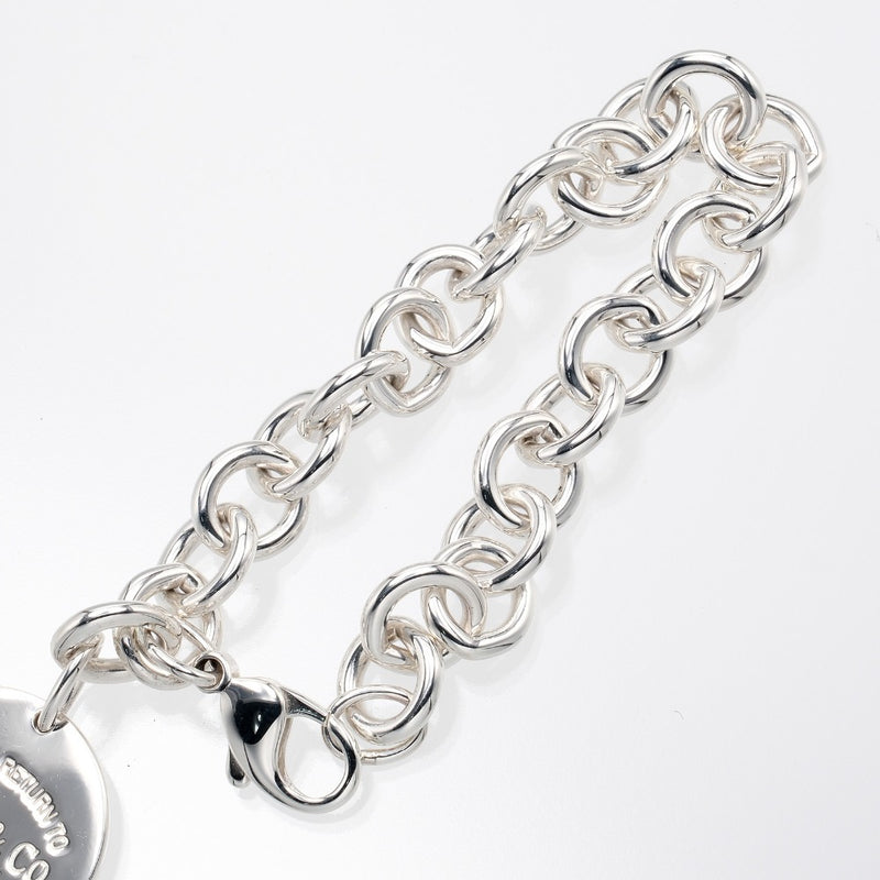 [TIFFANY & CO.] Tiffany 
 Retton Tiffany Round Tag Bracelet 
 Silver 925 about 36G Return to Tiffany & Co. Round Tag Ladies A Rank