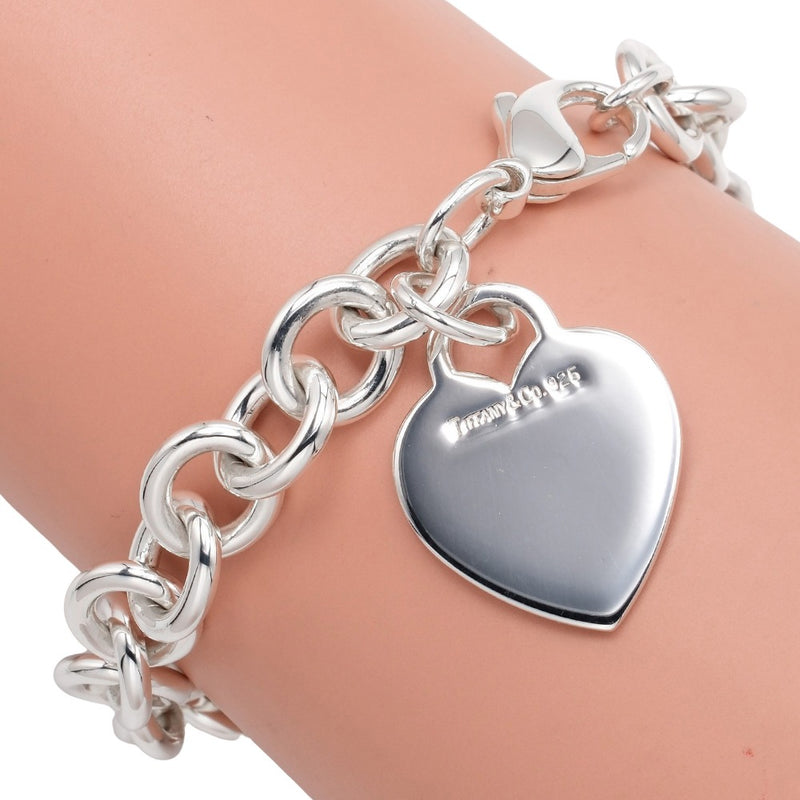 [TIFFANY & CO.] Tiffany 
 Retton Tiffany Heart Tag Bracelet 
 Silver 925 about 34G Return to Tiffany & Co that Tag Ladies A Rank