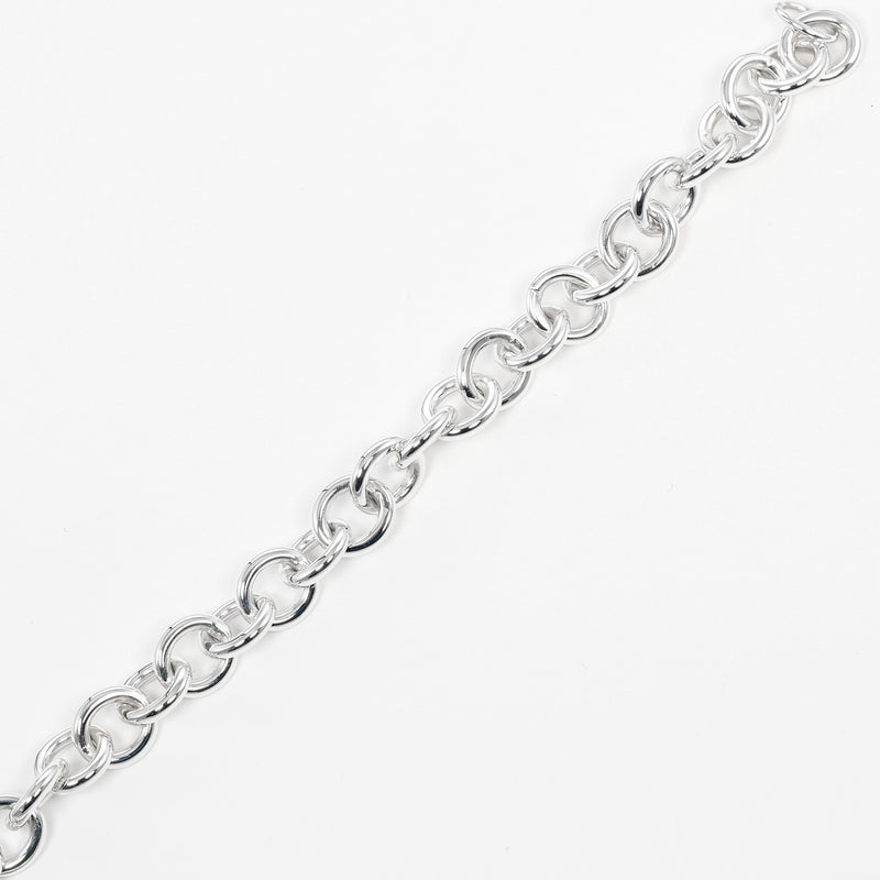 [TIFFANY & CO.] Tiffany 
 Retton Tiffany Heart Tag Bracelet 
 Silver 925 about 34.2g Return to Tiffany & Co. Heart Tag Ladies A Rank