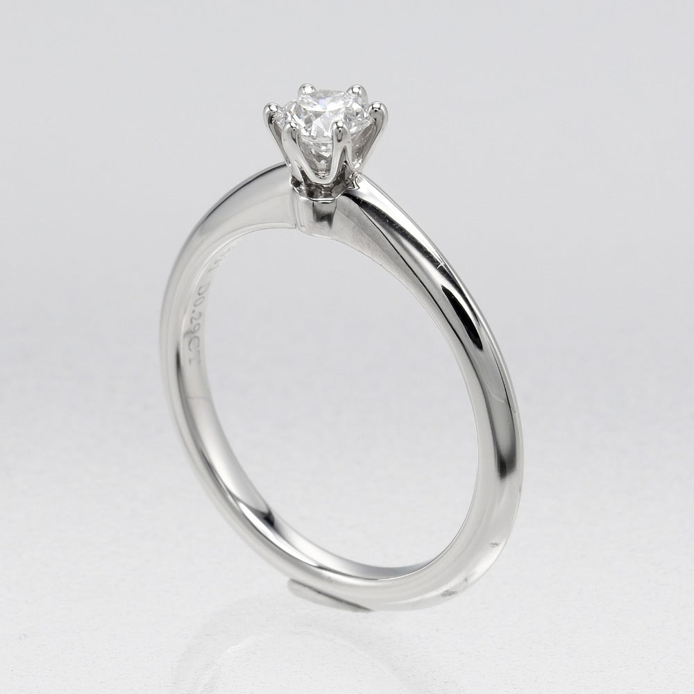 TIFFANY&Co.】ティファニー ソリティア 10号 リング・指輪 0.29ct VVS2