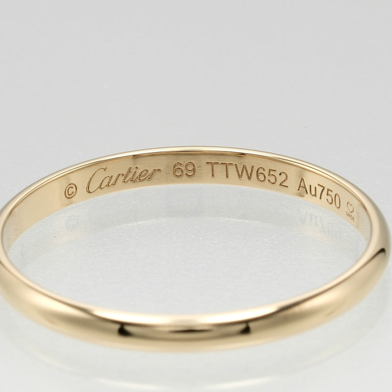 [Cartier] Cartier 
 1895 Boda 29 Anillo / anillo 
 K18 Oro amarillo aproximadamente 2.89G 1895 Boda para hombres A+Rango
