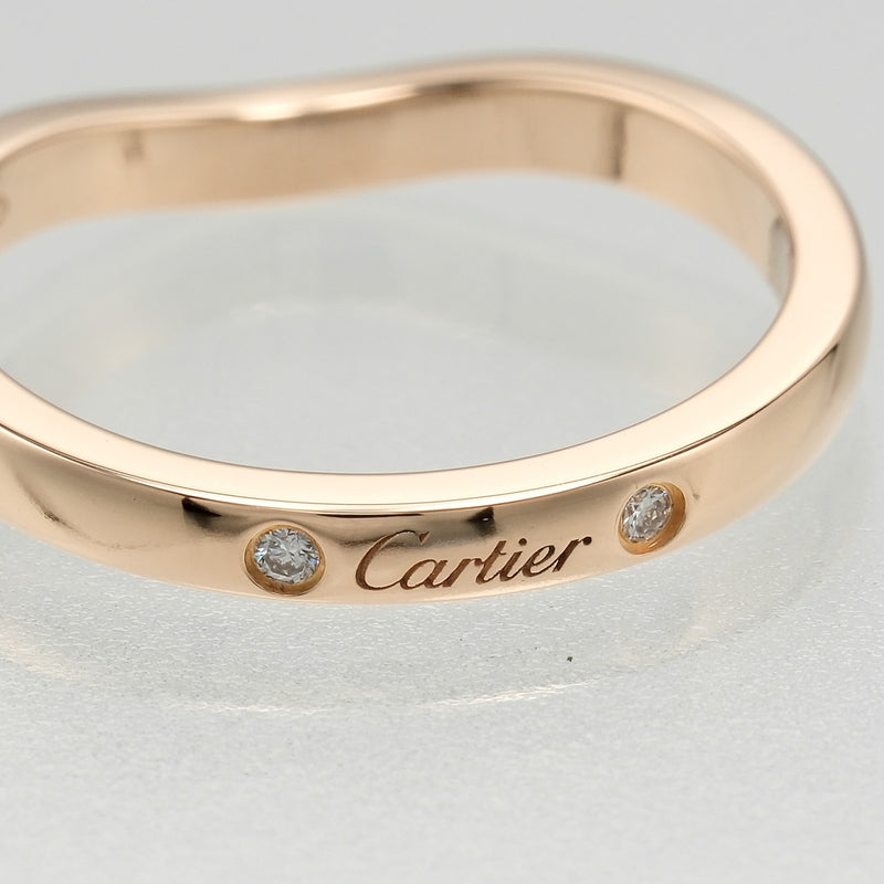 Cartier] Cartier Ballerina Curve No. 7.5 Ring / Ring K18 Pink Gold 
