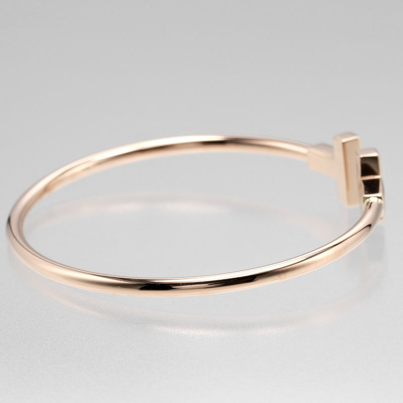 [Tiffany＆Co。]蒂法尼 
 T线小手镯 
 15厘米K18粉红色的黄金约8.44克T线小女士A+等级