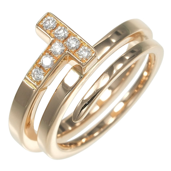 TIFFANY&Co.】ティファニー Tスクエア ラップ リング・指輪 8.5号