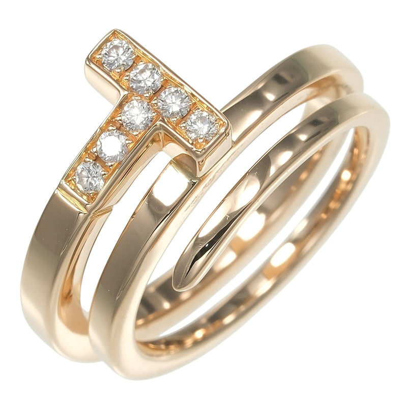 TIFFANY&Co.】ティファニー Tスクエア ラップ リング・指輪 8.5号