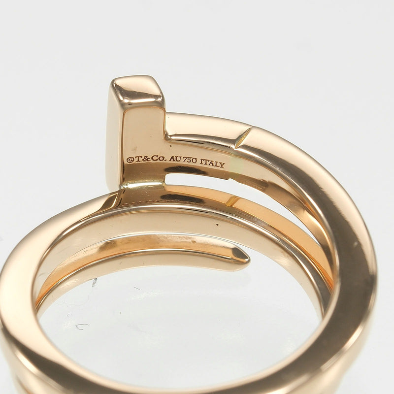 TIFFANY&Co.】ティファニー Tスクエア ラップ リング・指輪 8.5号