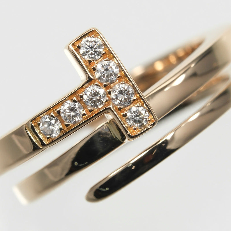 TIFFANY&Co.】ティファニー Tスクエア ラップ リング・指輪 8.5号