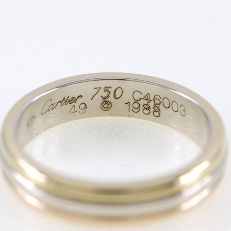 [Cartier] Cartier 
 No. 8.5 Anillo / anillo 
 K18 Oro aproximadamente 4.2g Damas un rango