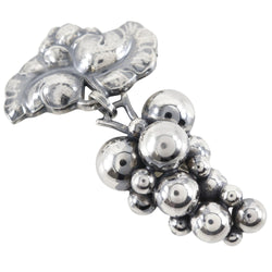 【 】ジョージジェンセン ムーンライトグレープ ブローチ Georg Jensen】ジョージジェンセン ムーンライトグレープ ブローチ