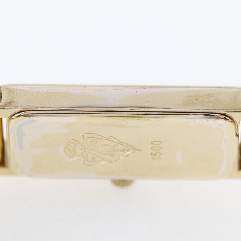 [GUCCI] Gucci 
 watch 
 1500L gold plating quartz analog display gold dial ladies