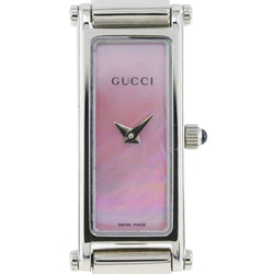 [GUCCI] Gucci Watch 1500L Stainless Steel Quartz Analog display Raspberry PinkDial ladies