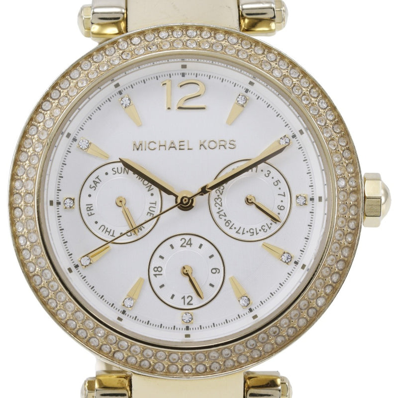 【Michael Kors】マイケルコース
 腕時計
 MK-5780 ステンレススチール クオーツ アナログ表示 白文字盤 レディース