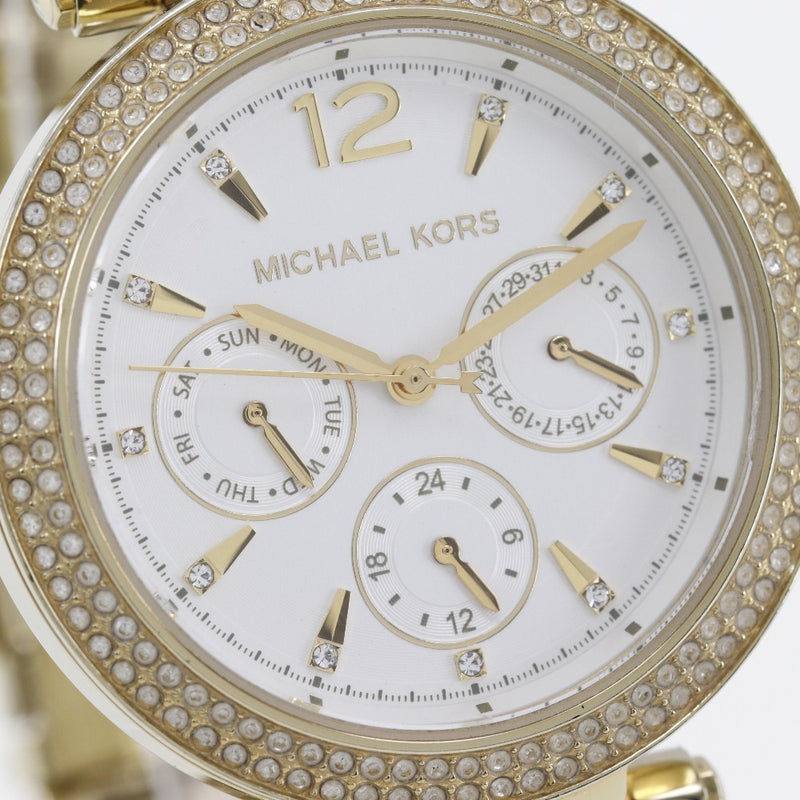 【Michael Kors】マイケルコース
 腕時計
 MK-5780 ステンレススチール クオーツ アナログ表示 白文字盤 レディース