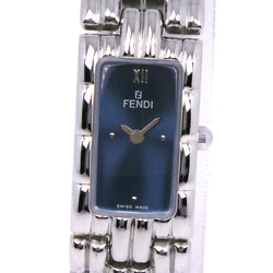 [FENDI] Fendi Watch 660L Stainless Steel Navy Quartz Analog display dark blue lines Ladies