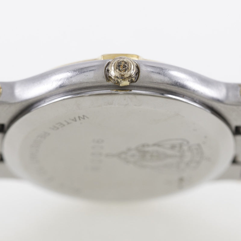 【GUCCI】グッチ
 腕時計
 9000M ステンレススチール クオーツ アナログ表示 ダークグレー文字盤 メンズ