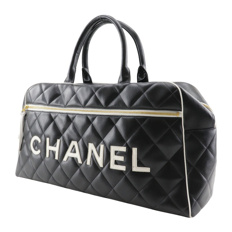 CHANEL】シャネル マトラッセ ロゴ ボストンバッグ A05943 – NISHIKINO
