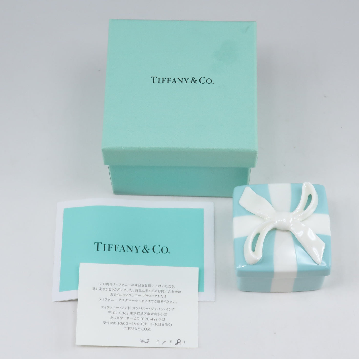 【TIFFANY&Co.】ティファニー ブルーボックス オブジェ 小物入れ ポーセリン Blue box _A+ランク – KYOTO  NISHIKINO