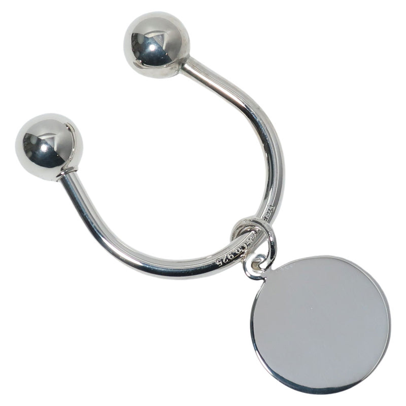 [Tiffany & CO.] TIFFANY KEYCHAIN ​​ROUND TAG Silver 925 UNISEX A RAND