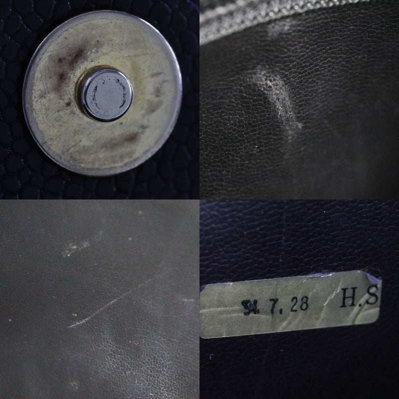 [CHANEL] Chanel 
 Cocomark tote bag 
 Caviar Skin Shoulder A4 Snap button COCO Mark Ladies