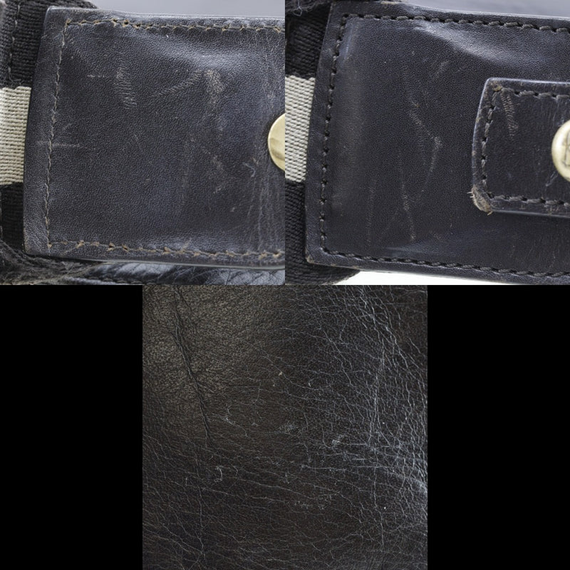 [bally]巴里 
 桁架肩袋 
 Trespoin Leather X帆布对角线悬挂A5紧固件桁架中性