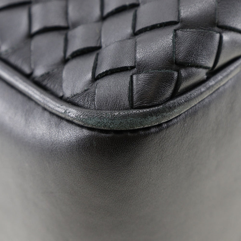 [BOTTEGAVENETA] Bottega Veneta 
 Intrechart business bag 
 173410 Leather handbag A4 double zipper INTRECCIATO Men's