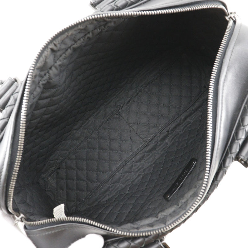 [BOTTEGAVENETA] Bottega Veneta 
 Intrechart business bag 
 173410 Leather handbag A4 double zipper INTRECCIATO Men's