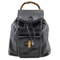 [GUCCI] Gucci Bamboo BACKPACK / DAYPACK CUIR HANDLORD MANDLORD 2WAY VLAP BAMBOO DAMES