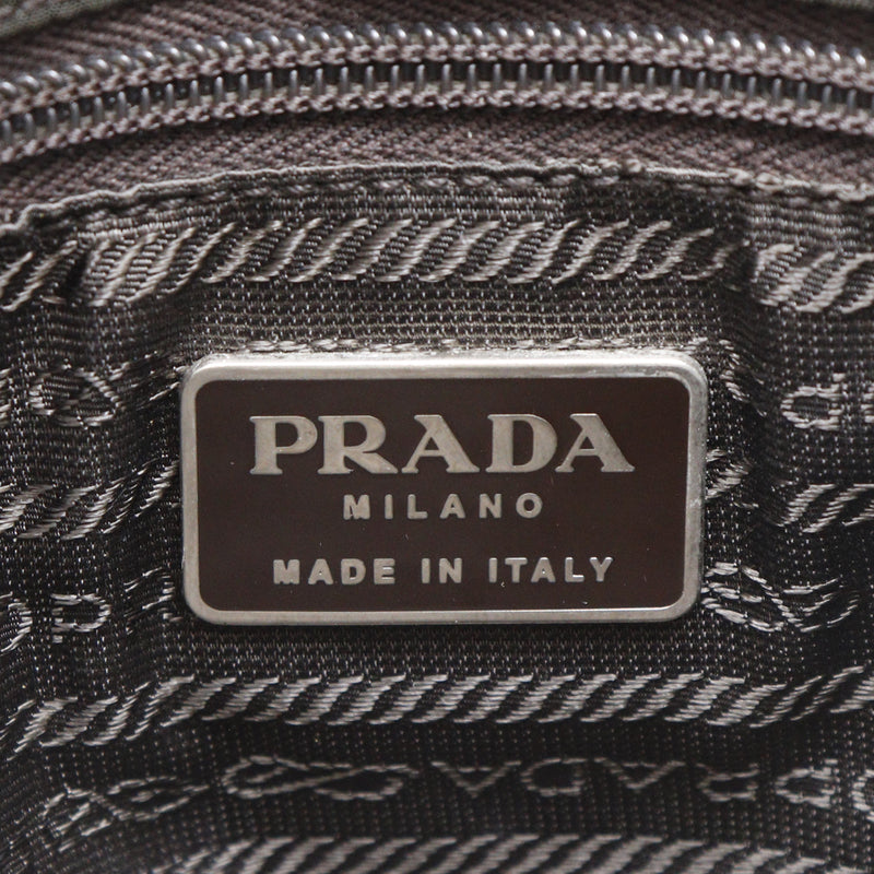 [PRADA]PRADA Handbag Nylon olive green handbag A5 Fastener Ladies