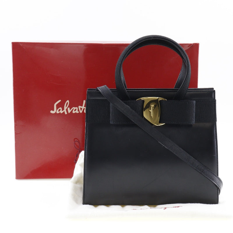 [Salvatore Ferragamo] Salvatore Ferraferagamo Vala Handbag 2way Shoulder Ba214178 Calf Diagonal a mano 2 Vala A5 Tipo Vala Ladies A-Rank A-Rank