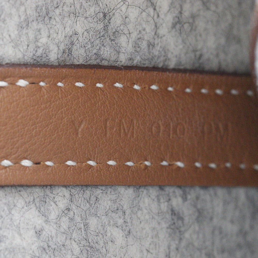 HERMES】エルメス ピコタンロックPM ハンドバッグ フェルト×ヴォー