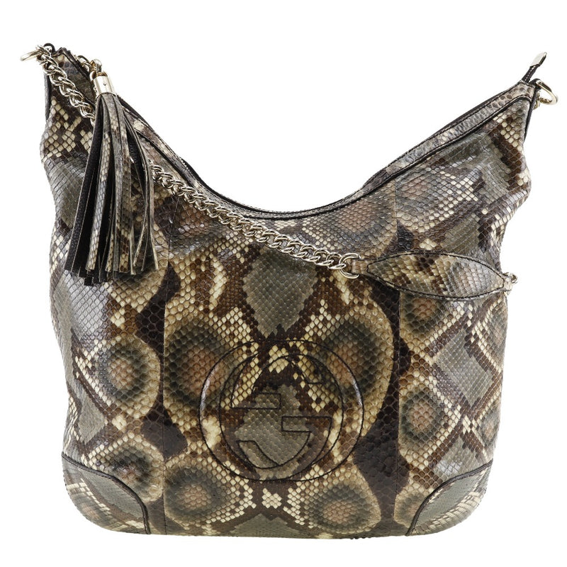 [GUCCI] Gucci 
 Doho Chain Shoulder Shoulder Bag 
 308981 Python shoulder A4 fastener DOHO CHAINSHOULDER Ladies