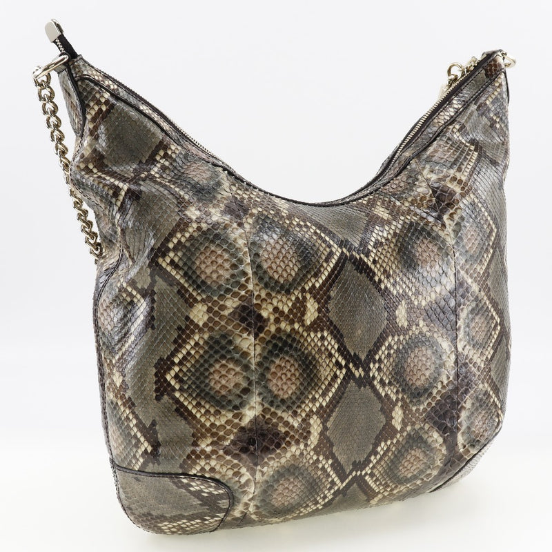 [GUCCI] Gucci 
 Doho Chain Shoulder Shoulder Bag 
 308981 Python shoulder A4 fastener DOHO CHAINSHOULDER Ladies