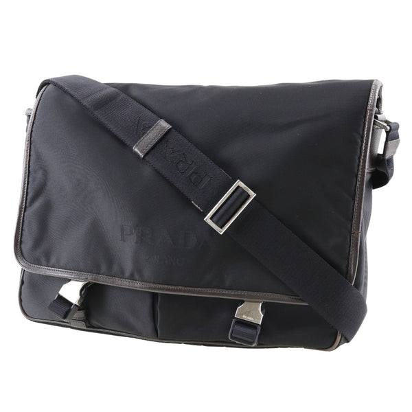 [PRADA] Prada 
 Messenger bag shoulder bag 
 VA0793 Nylon diagonal shoulder A4 flap Messenger bag unisex