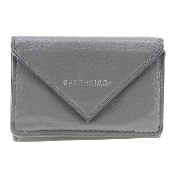 [Balenciaga] Balenciaga 
 종이 지갑 3 폴드 지갑 
 송아지 스냅 버튼 종이 지갑 유니에 렉스 A 순위
