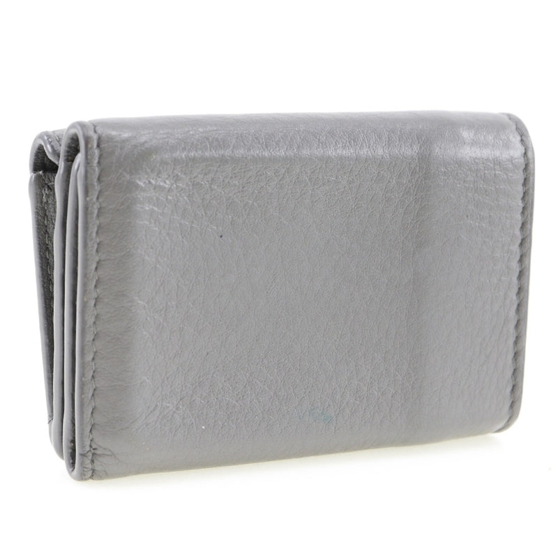 [Balenciaga] Balenciaga 
 Billetera de papel billetera de tres veces 
 Botón de pantorrilla billetera de papel unisex A-rank